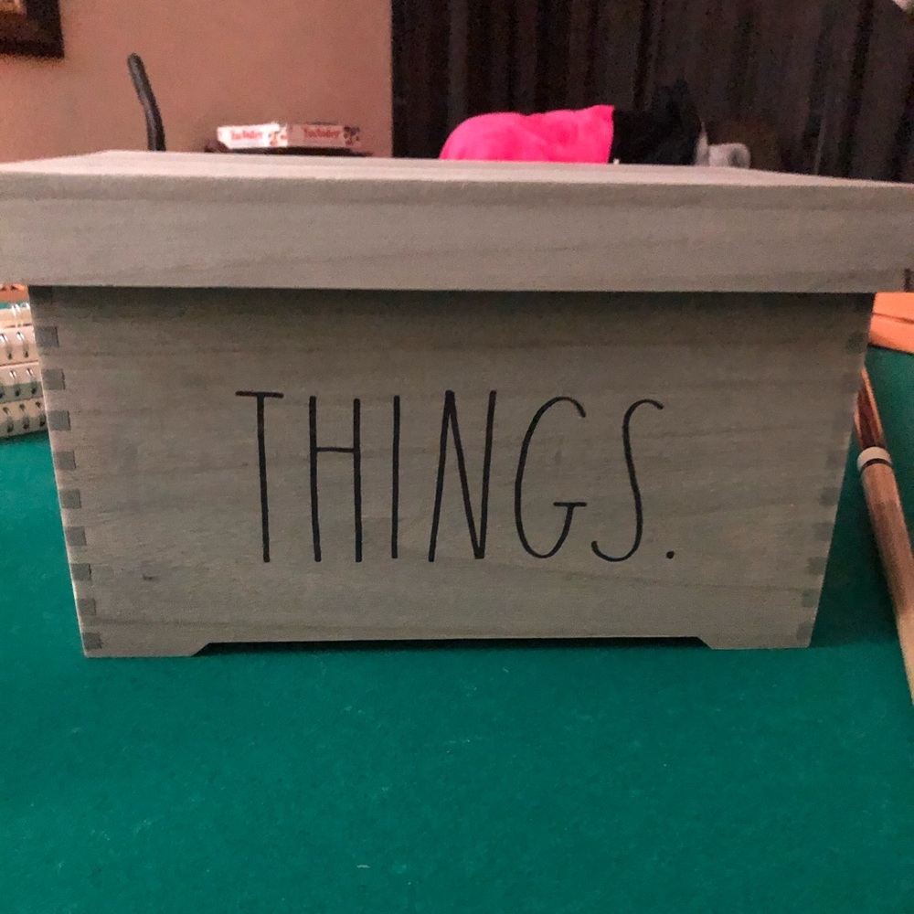 Authentic Rae Dunn Wooden Storage box